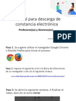 Manual Descarga de Constancia Electrónica