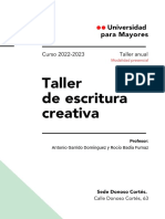 Taller de Escritura Creativa