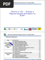 Oficina 83 Analise e Regularizacoes Contabeis No SIAFI Alterada