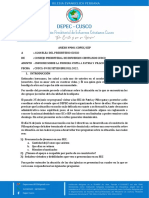 Informe sobre la situación de los grupos juveniles de Patria y Pillcopata