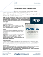 XRC Product News - PEARLTEX Cleanable Radiation Shielding For Healthcare Settings 2022-01