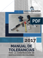 Manual de Tolerancias para La Construcción de Edificaciones en Colombia Versión 2017