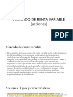 Mercado de renta variable: acciones y ADR