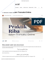 Praktek Riba Dalam Transaksi Online