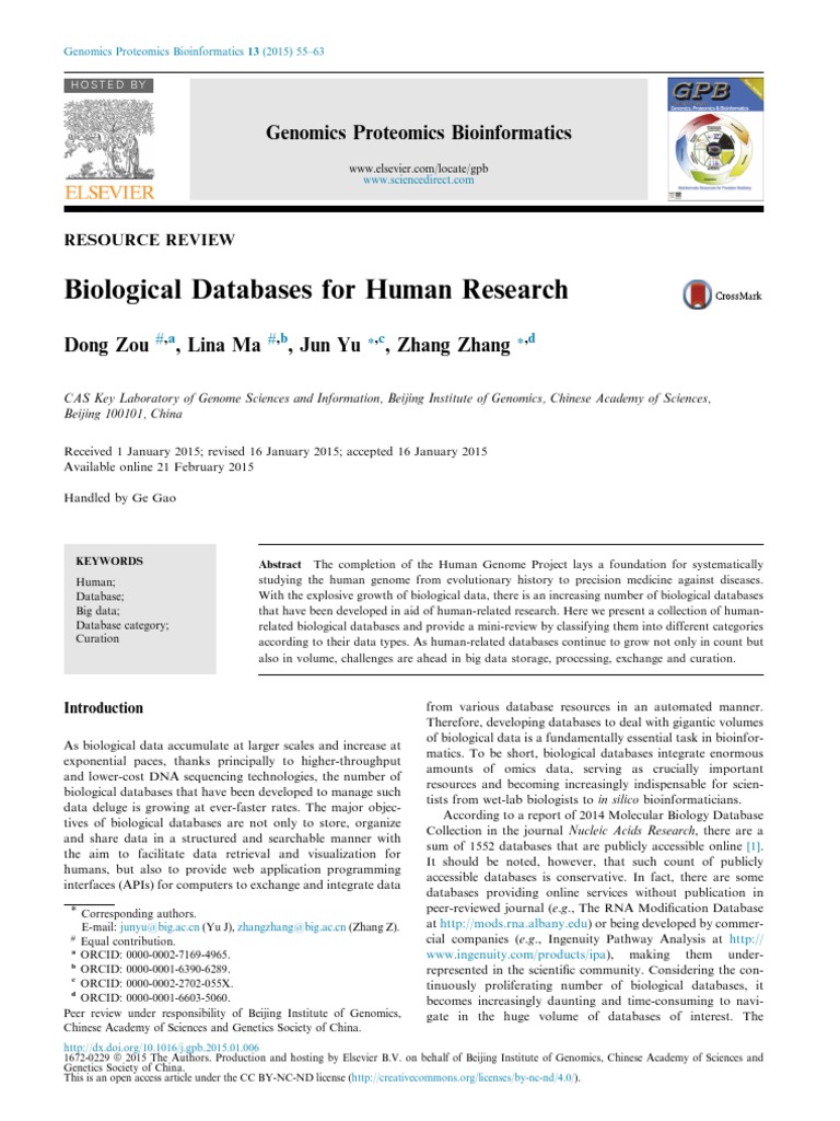 Biological databases for human research download free pdf gene
