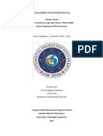 Manajemen SDM Internasional Review Jurnal Peran Kesadaran Agen Dan Norma Timbal Balik Dalam Keputusan PHK Karyawan