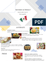 Menu Messicano