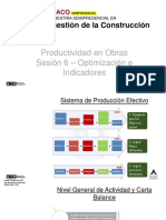 Video Semana 6 POB SP Optimización e Indicadores