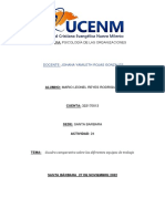 Asignatura: Psicología de Las Organizaciones: Docente: Johana Yamileth Rojas Gonzales