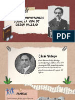Aspectos Importantes Sobre La Vida de César Vallejo