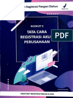 Booklet 2 Tata Cara Registrasi Akun Perusahaan