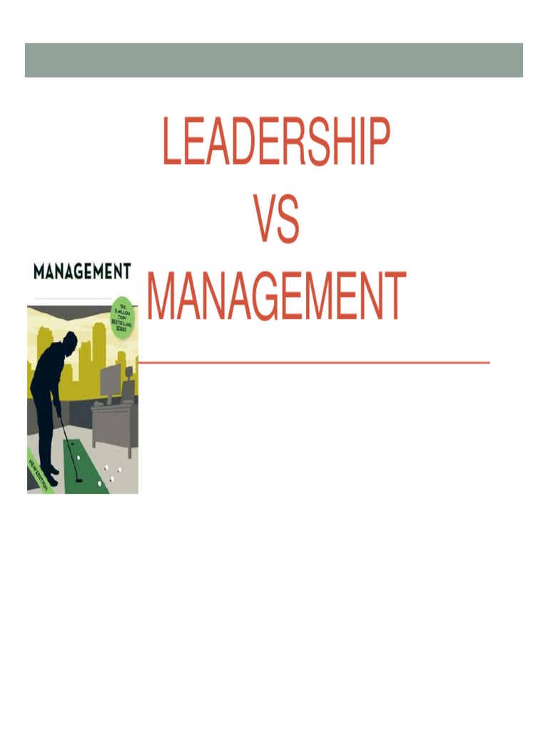Leadership vs Management Insights | PDF | Leadership | Cognitive Science