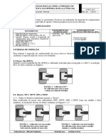 Furos Cônicos Roscados