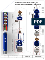 Vista Explodida e Lista de Peças Bomba Submersa Vambro 23-24 Hidráulico VBSP67-68