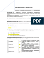 Primer Examen Parcial de Criminalistica II