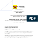 Informe pericial de lesiones transitorias