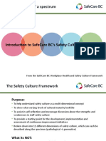 Safety Culture Framework Dimensions