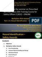03 BOSH - Module 2 Part 1A Hazard Identification - Safety Hazards