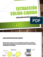 Extracción Solido Liquido Operacion Uni - II