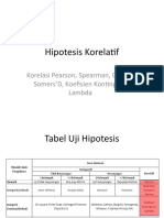 Hipotesis Korelatif