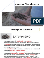 Doença Ocupacional Saturnismo-Professor Luís