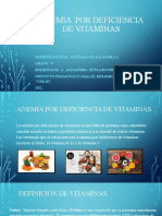 Exposicion Santiago Olaya P. Anemia Por Deficiencia de Vitaminas
