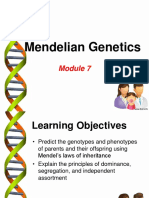 Module 6 Mendelian Genetics