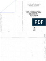 Miguel Ángel Ortiz Pellegrini. Nociones de Historia Del Derecho Argentino. Tomo II