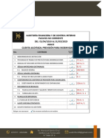 Auditoría Financiera Y de Control Interno Pasivos No Corriente