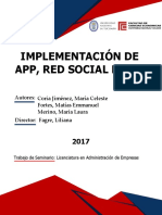 Implementación de App, Red Social Laika