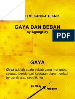 Gaya Dan Beban: Kuliah Mekanika Teknik