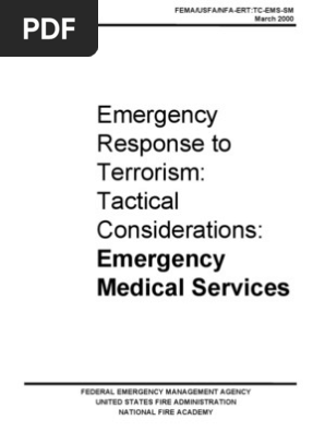 Emergency Tactical Reponce To Terorist Operations Emergency
