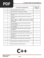 Computer Engineering.: SR No. Unit Practical Exercises/Experiments Approx. Hrs. Required 1 1 1 2