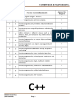 Computer Engineering.: SR No. Unit Practical Exercises/Experiments Approx. Hrs. Required 1 1 1 2