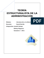 Teoria Estructuralista de La Admin is Trac Ion Final 24.05