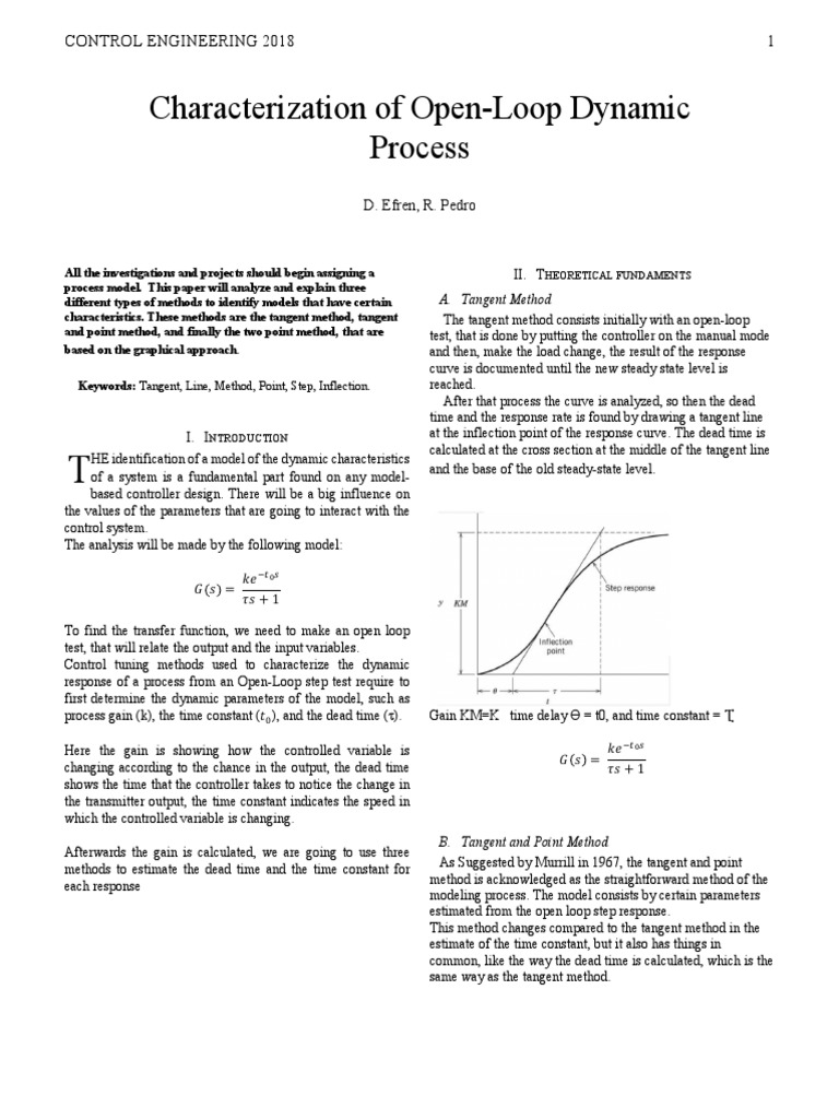 Project 1 Control PDF Control Theory Electrical Engineering