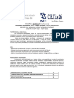 Encuadre de Química I 2022