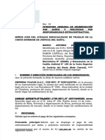 PDF Demanda Laboral Daos y Perjuicio - Compress