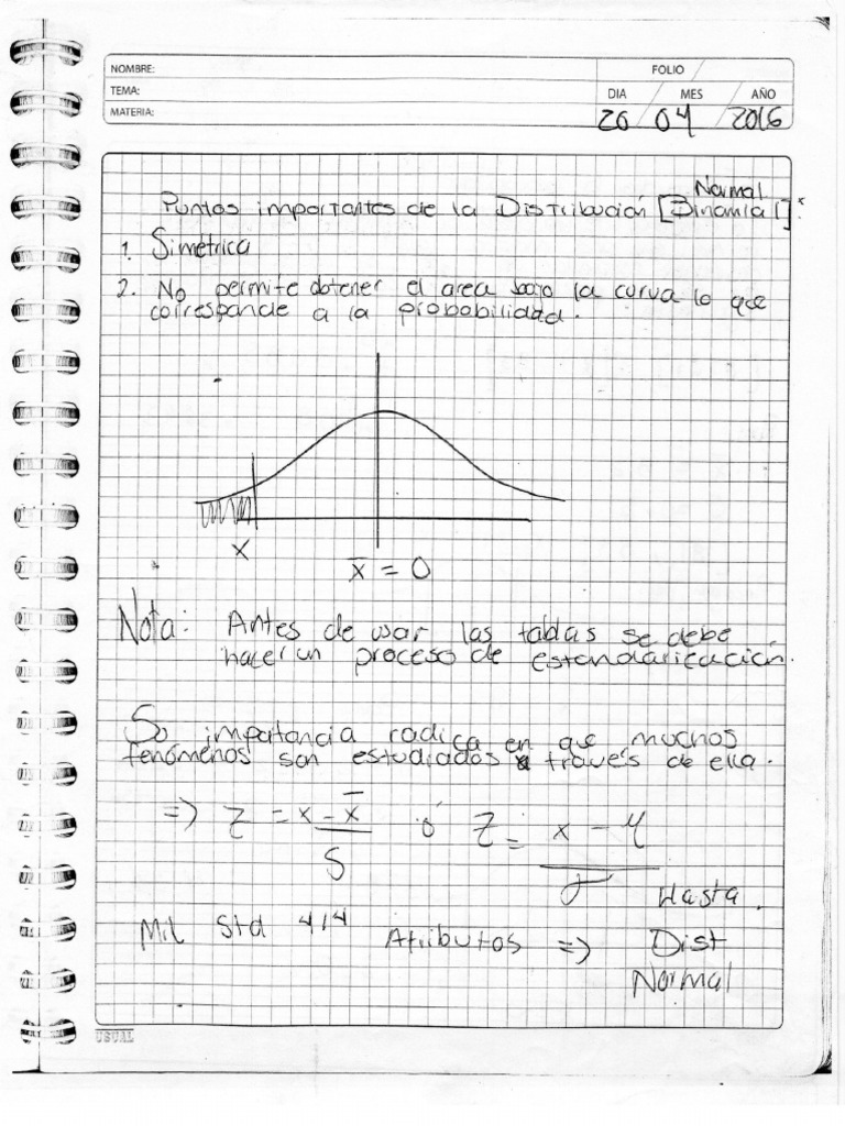 Distribucion Normal | PDF 