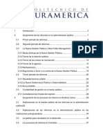 La Reforma de La Gestión Pública en Colombia