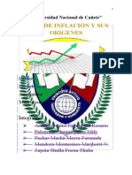 Orígenes y Tipos de Inflación