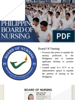 PHILIPPINE BOARD OF NURSING: DUTIES AND REQUIREMENTS