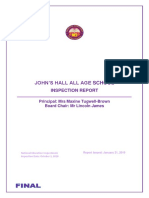 John's Hall All Age School Final Inspection Report