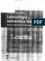Lexicología y Semántica Léxica. Otaola Olano (Cap 6)