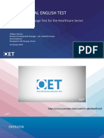 OET Courses in Torquay and Manchester