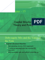 Capital Structure Theory and Policy Chapter