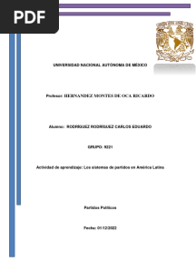 RODRIGUEZ - EDUARDO - T5 - ACT - 1 - Los Sistemas de Partidos en América Latina