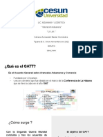 GATT-Acuerdo General sobre Aranceles Aduaneros y Comercio