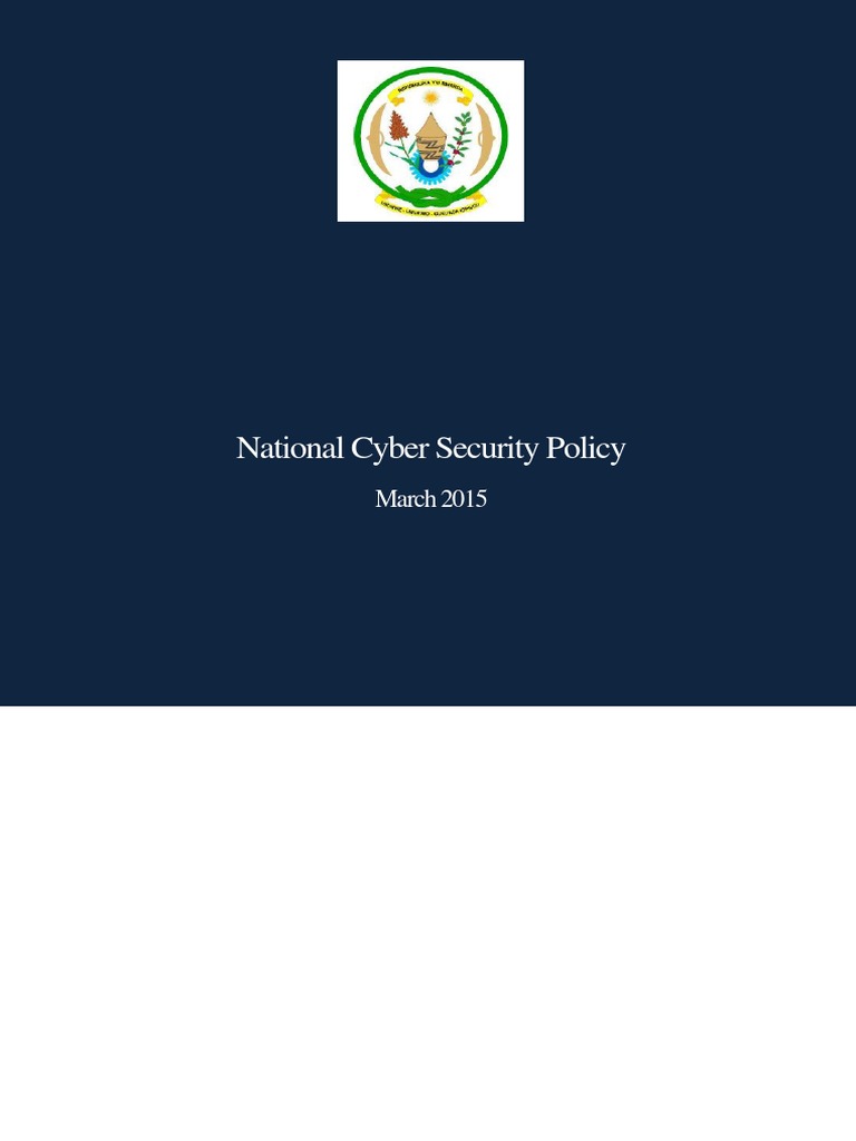 National Cyber Security Policy Rwanda | PDF | Security | Computer Security