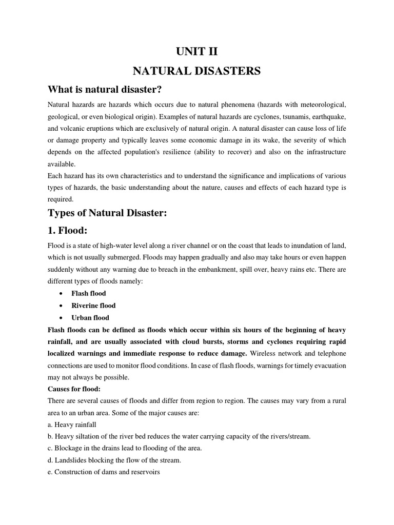 Understanding Natural Disasters: Floods & Droughts | PDF | Heat Wave ...